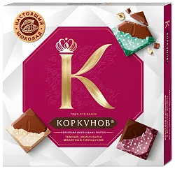 Набор конфет КОРКУНОВ Коллекция плиток 87г