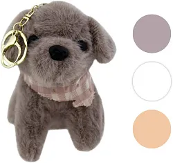 Игрушка мягкая ТАМ ТАМ Собака в шейном платке брелок 13см