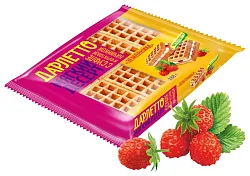 Вафли ДАРЛЕТТО Земляника мягкие 288г