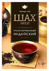 Чай ШАХ Голд крупнолистовой черный 200г
