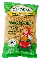 Мак.изделия АЛЕЙКА Перья гладкие м/у 400г