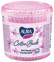 Палочки ватные АУРА пл/б 200шт