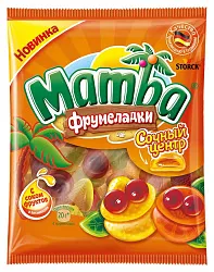 Жевательный мармелад МАМБА Фрумеладки Сочный центр 70г
