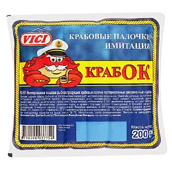 Крабовые палочки ВИЧИ Крабок с/м 200г