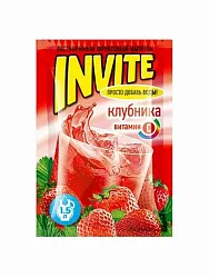 Напиток ИНВАЙТ Клубника растворимый 12г