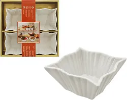 Соусник НАТАМ фарфор 8.5*8.5см 4шт арт.KZ-1268-4P