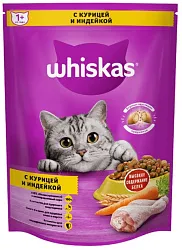 Корм для кошек ВИСКАС Подушечки с нежным паштетом курица индейка 800г