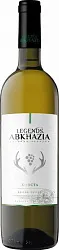 Вино ЛЕГЕНДЫ АБХАЗИИ Хыпста белое сух 10-13% ст/б 0.75л