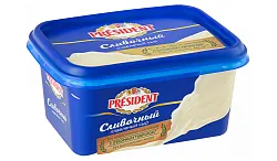 Сыр плавленый ПРЕЗИДЕНТ сливочный бзмж 45% 400г