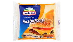 Сыр плавленый ХОХЛАНД чизбургер ломтики бзмж 45% 150г