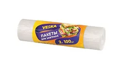 Пакеты для завтрака ВЕСКА рулон 2л 100шт