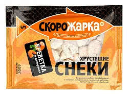 Креветки СКОРОЖАРКА белоногие в панировке 450г