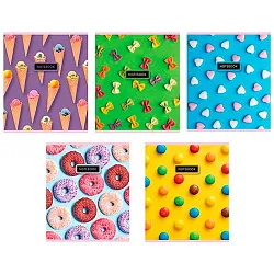 Тетрадь Сладости клетка 48л арт.028206