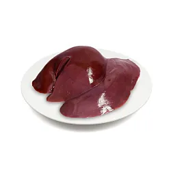 Печень говяжья охл из замороженного сырья 1кг