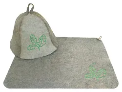 Комплект банный БАННЫЕ ТРАДИЦИИ Дубовый лист 2пр