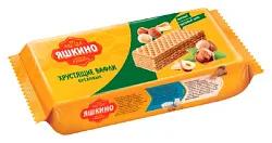 Вафли ЯШКИНО ореховые 300г