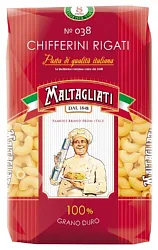 Мак.изделия МАЛЬТАЛЬЯТИ Рожок мелкий №038 м/у 450г