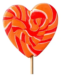 Леденец СИБИРСКИЙ ЛЕДЕНЕЦ Лолли сердце на палочке 70г