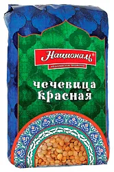 Чечевица НАЦИОНАЛЬ красная м/у 450г