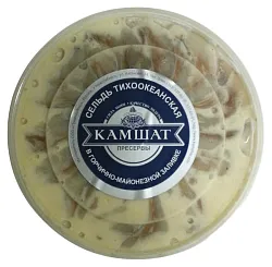 Сельдь КАМШАТ в горчично-майонезной заливке 180г