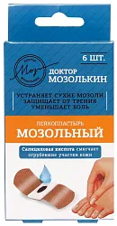 Лейкопластырь ДОКТОР МОЗОЛЬКИН мозольный №6