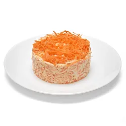 Салат морковный с сыром