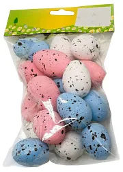 Декор пасхальный СФЕРА Яйца 4см 18шт арт.3-0745-1