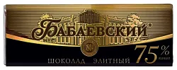 Шоколад БАБАЕВСКИЙ Элитный 75% какао 20г