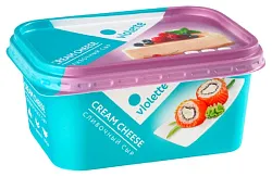 Сыр творожный ВИОЛЕТТА сливочный бзмж 70% 400г