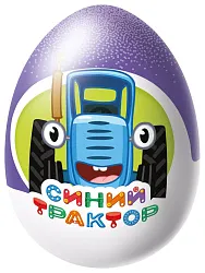 Яйцо шоколадное КОНФИТРЕЙД Шоки-Токи Синий трактор 20г