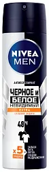 Дезодорант НИВЕЯ Черное и белое невидимый экстра мужской спрей 150мл