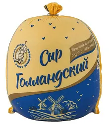 Сыр МАМОНТОВСКИЙ МЗ Голландский шар бзмж 50% 1кг