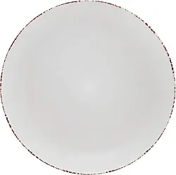 Тарелка обеденная НАТАМ Аврора Д26см белая арт.HAC0987-DP