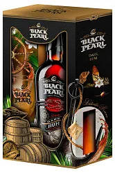Ром БЛЭК ПИРЛ Ориджинал черный 37.5% ПК 0.7л+бокал