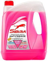 Антифриз СИБИРИЯ красный G12+ -40 5кг