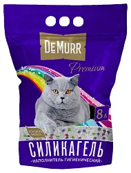 Наполнитель для туалета ДЕ МУРР Премиум силикагелевый 8л