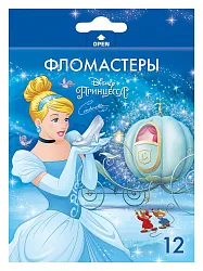 Фломастеры ХАТБЕР Принцессы 12цв