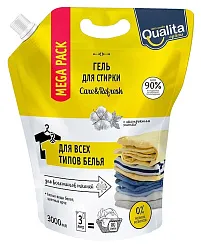Гель для стирки КВАЛИТА универсальный 3000мл