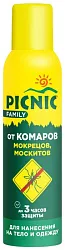 Аэрозоль ПИКНИК Фэмили от комаров 150мл