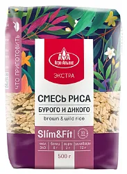 Смесь АГРО-АЛЬЯНС бурого и дикого риса м/у 500г