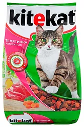 Корм для кошек КИТЕКЕТ Аппетитная телятинка 350г