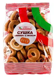 Сушка АЛЕШИНА мини с маком 380г