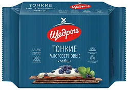 Хлебцы ЩЕДРЫЕ многозерновые тонкие 170г