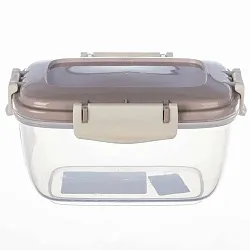 Контейнер для продуктов ШУГА&СПАЙС Барберри прямоугольный латте 0.45л арт.516598