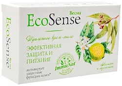 Крем-мыло туалетное ВЕСНА Экосенс эвкалипт и бергамот 90г