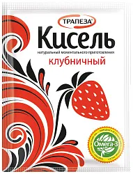 Кисель ТРАПЕЗА клубника моментальный 20г м/у
