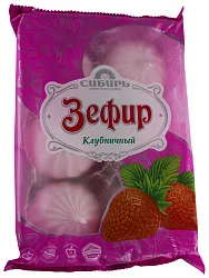 Зефир КФ СИБИРЬ  клубничный 150г