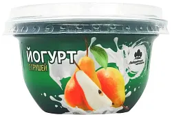 Йогурт ЛЕБЕДЕВСКАЯ АФ с грушей бзмж 2.5% 130г