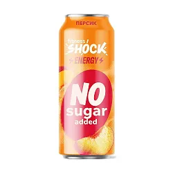 Напиток ФИТНЕС ШОК со вкусом персика ж/б 450мл