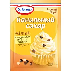 Ванильный сахар ДОКТОР БЕЙКЕРС с красителем желтый м/у 8г